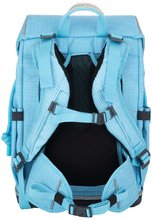 Školské tašky a batohy - Školský batoh veľký Ergomaxx Vichy Love Blue Jeune Premier ergonomický luxusné prevedenie 39*26 cm_0