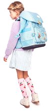 Školské tašky a batohy - Školský batoh veľký Ergomaxx Vichy Love Blue Jeune Premier ergonomický luxusné prevedenie 39*26 cm_2
