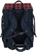Iskolai hátizsákok - Iskolai nagy hátizsák Ergomaxx Tartans Jeune Premier ergonomikus luxus kivitel 39*26 cm_0