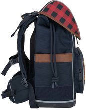 Iskolai hátizsákok - Iskolai nagy hátizsák Ergomaxx Tartans Jeune Premier ergonomikus luxus kivitel 39*26 cm_1