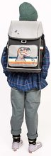 Iskolai hátizsákok - Iskolai nagy hátizsák Ergomaxx Reflectosaurus Jeune Premier ergonomikus luxus kivitel 39*26 cm_1