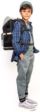 Iskolai hátizsákok - Iskolai nagy hátizsák Ergomaxx Reflectosaurus Jeune Premier ergonomikus luxus kivitel 39*26 cm_2