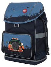 Tornistry i plecaki - Plecak szkolny duży Ergonomic Backpack Jungle Jeep Jeune Premier ergonomiczne luksusowe wykonanie 39*26 cm_5