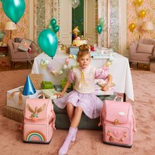 Setovi školske opreme - Postavi školsku torbu veliku Ergomaxx Vichy Love Pink i ruksak Fanny Jeune Premier ergonomski luksuzno izvedba_6