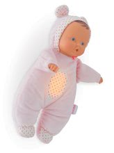 Igrače dojenčki od 0. meseca - Dojenček Babibear Nightlight Pink Mon Doudou Corolle z modrimi očkami, nočno lučko in 8 melodijami 31 cm od 0 mes_0