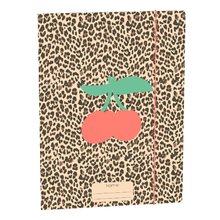 Box per quaderni - Cartelle per quaderni  A4 File Folder Leopard Cherry Jeune Premier elastiche con design di lusso_1