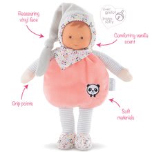 Lutke za djecu od 0 mjeseci - Lutka Elf Happy Panda Mon Doudou Corolle sa smeđim očima i mekom zvečkom 25 cm od 0 mjeseci starosti_1