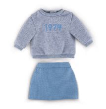 Odjeća za lutke - Odjeća Sweater&Skirt Blue and Green Ma Corolle za 36 cm lutku od 4 godine starosti COFPK88_1