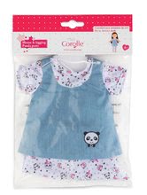 Játékbaba ruhák - Ruha szett Blouse&Legging Panda Party Ma Corolle 36 cm játékbabának 4 évtől_2