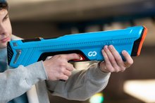 Vodné pištoľky - Vodná pištoľ s manuálnym nabíjaním vodou SpyraGO Blue Spyra s elektronickým indikátorom stavu batérie a dostrelom 8 metrov modrá od 8 rokov_2