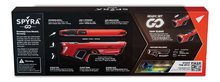 Vodné pištoľky - Vodná pištoľ s manuálnym nabíjaním vodou SpyraGO Red Spyra s elektronickým indikátorom stavu batérie a dostrelom 8 metrov červená od 8 rokov_5