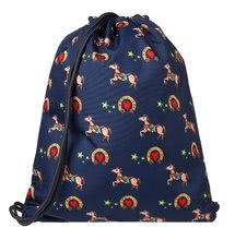 Taschen für Hausschuhe - Schultasche für Sport und Hausschuhe Gym Bag Lucky Luck Jack Piers ergonomisch Luxusdesign ab 2 Jahren 36*44*10 cm_0