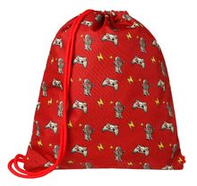 Taschen für Hausschuhe - Schultasche für Sport und Hausschuhe Gym Bag Retrobots Jack Piers ergonomisch Luxusdesign ab 2 Jahren 36*44*10 cm_0