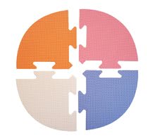 Puzzle de podea pentru bebeluși - Element colţ FM946-1SF pentru covor puzzle din burete spumă Lee Chyun pastel de la 0 luni_0