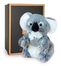 Plüssállatkák - Plüss koala Les Authentiques Histoire d’ Ours szürke 20 cm ajándékcsomagolásban 0 hó-tól_1