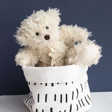Teddybären - Plyšový medvedík Calin Bear Histoire d’ Ours biely 21 cm od 0 mes HO2533FLORAJ_3