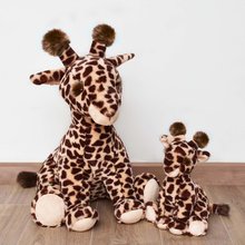 Plyšové a textilní hračky - Plyšová žirafa Lisi the Giraffe Histoire d’Ours hnědá 50 cm od 0 měsíců_2
