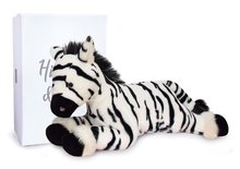 Plyšové a textilní hračky - Plyšová zebra Zephir the Zebra Histoire d’Ours černo-bílá 35 cm v dárkovém balení od 0 měsíců_0