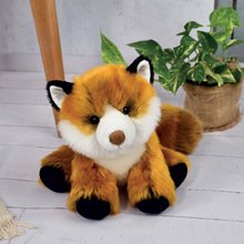 Plyšové a textilní hračky - Plyšová liška Gus the Fox Histoire d’Ours oranžová 28 cm v dárkovém balení od 0 měsíců_0
