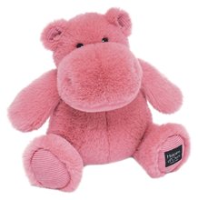 Plyšový hroch Hip Fun Hippo Exotique Histoire d’ Ours růžový 25 cm od 0 měsíců