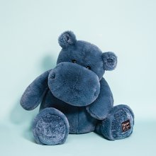 Plyšové a textilní hračky - Plyšový hroch Hip' Blue Hippo Exotique Histoire d’Ours modrý 40 cm od 0 měsíců_0