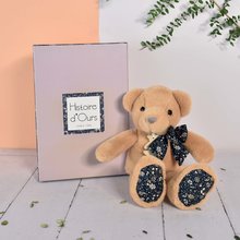 Teddybären - Plyšový medvedík Bear Light Brown Copain Calin Histoire d’ Ours hnedý 25 cm v darčekovom balení od 0 mes HO3123_0