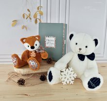 Jucării de pluș și textile - Vulpe de pluș Fox Copain Calin Histoire d’ Ours portocalie 25 cm în ambalaj cadou de la 0 luni_1