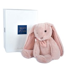 Plišani zečići - Plyšový zajačik Bunny Pink Les Preppy Chics Histoire d’ Ours ružový 40 cm v darčekovom balení od 0 mes HO3137_0