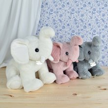 Jucării de pluș și textile - Elefant de pluș Elephant Powder Pink Les Preppy Chics Histoire d’ Ours roz 35 cm de la 0 luni HO3143_0