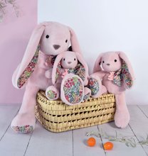 Plyšové zajace - Plyšový zajačik Bunny Tender Pink Copain Calin Histoire d’ Ours ružový 25 cm v darčekovom balení od 0 mes_3