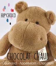 Jucării de pluș și textile - Hipopotam de pluș Hot Chocolate Hippo Cocooning Histoire d’ Ours maro 40 cm de la 0 luni_1