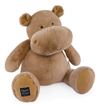 Nagy plüss víziló Hot Chocolate Hippo Cocooning Histoire d’ Ours barna 85 cm