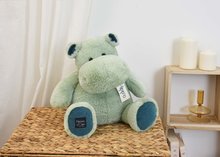 Jucării de pluș și textile - Hipopotam de pluș Almond Hippo Cocooning Histoire d’ Ours verde 25 cm de la 0 luni_0