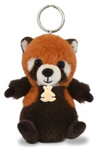 Plyšová kľúčenka panda červená The Soft Stretch Red Panda Key Ring Histoire d’ Ours hnedá 12 cm od 18 mes