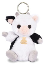 Plüss kulcstartó boci The Soft Stretch Cow Key Ring Histoire d’ Ours fekete-fehér 12 cm 18 hó-tól