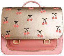 Skoletaske It Bag Midi Cherry Pompon Jeune Premier ergonomisk luksusudførelse 30*38 cm