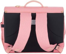 Školské aktovky - Školská aktovka It Bag Midi Vichy Love Pink Jeune Premier ergonomická luxusné prevedenie 30*38 cm_0