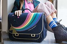 Schultaschen  - Schultasche It bag Midi Unicorn Gold Jeune Premier ergonomisches Luxusdesign 30*38 cm_3