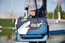 Teczki szkolne - Plecak szkolny It bag Midi Sharkie Jeune Premier ergonomiczny luksusowy design 30*38 cm_1