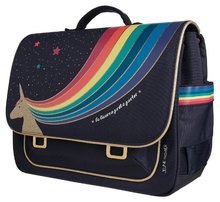 Šolske aktovke - Šolska aktovka It Bag Midi Unicorn Gold Jeune Premier ergonomska luksuzni dizajn 30*38 cm_1