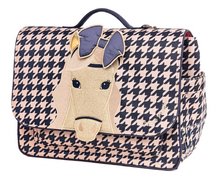 Školská aktovka It Bag Midi Houndstooth Horse Jeune Premier