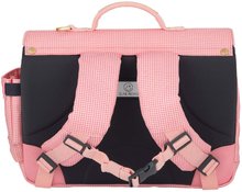 Iskola szettek - Szett nagy iskolai hátizsák Ergomaxx Vichy Love Pink és iskolai aktatáska Mini Jeune Premier ergonomikus luxus kivitel_3