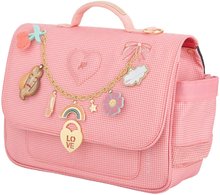 Školské aktovky - Školská aktovka It Bag Mini Vichy Love Pink Jeune Premier ergonomická luxusné prevedenie 27*32 cm_0
