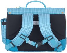 Šolske aktovke - Šolska aktovka It Bag Mini Vichy Love Blue Jeune Premier ergonomska luksuzni dizajn 27*32 cm_0