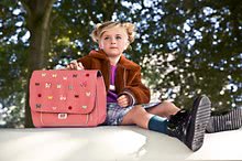 Školske aktovke - Školska aktovka It bag Mini Butterfly Pink Jeune Premier ergonomska luksuzni dizajn_1
