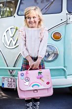 Serviete școlare - Servietă școlară It Bag Mini Lady Gadget Pink Jeune Premier design ergonomic de lux 27*32 cm_5