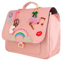 Serviete școlare - Servietă școlară It Bag Mini Lady Gadget Pink Jeune Premier design ergonomic de lux 27*32 cm_1