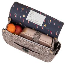Porte-documents - Sac à dos scolaire It Bag Mini Leopard Cherry Jeune Premier Ergonomique luxueux, 27*32 cm_0