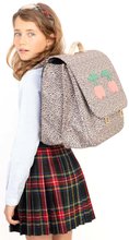 Schultaschen  - Schultasche It Bag Maxi Leopard Cherry Jeune Premier ergonomisch, luxuriöses Design 35*41 cm_0