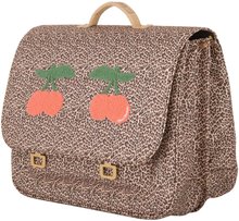 Schultaschen  - Schultasche It Bag Maxi Leopard Cherry Jeune Premier ergonomisch, luxuriöses Design 35*41 cm_1